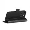 Custodia folio dbramante1928 iPhone 16 Pro nero 3 scomparti per carte