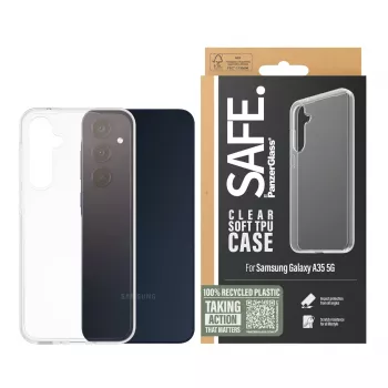 PanzerGlass SAFE. by ® Custodia TPU Samsung Galaxy A35 5G | Trasparente