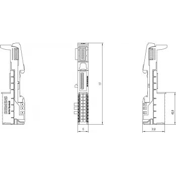 Siemens 6ES7193-6BP00-0BA0 Morsetti elettrici