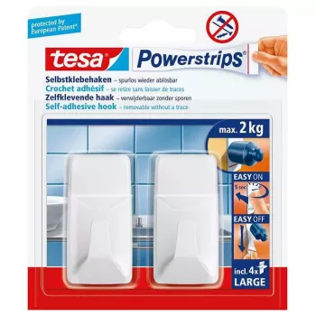 Gancio portasciugamani TESA Powerstrips Indoor 58272-00000-00 bianco