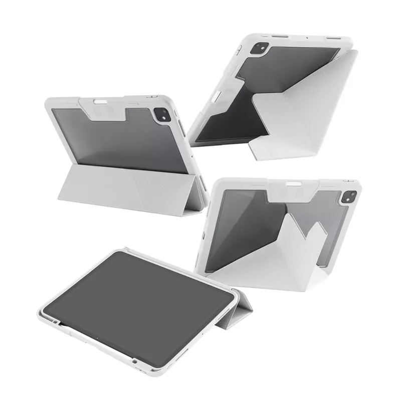 Custodia tablet in TPU PanzerGlass CR65914 grigio per iPad Pro 13