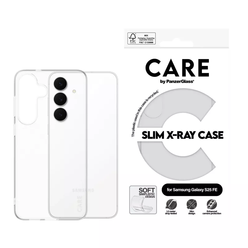 PanzerGlass CARE™ by ® custodia X-Ray Samsung Galaxy S25 FE 5G