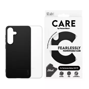 PanzerGlass CARE™ by ® custodia TPU nero Samsung Galaxy S25 FE 5G