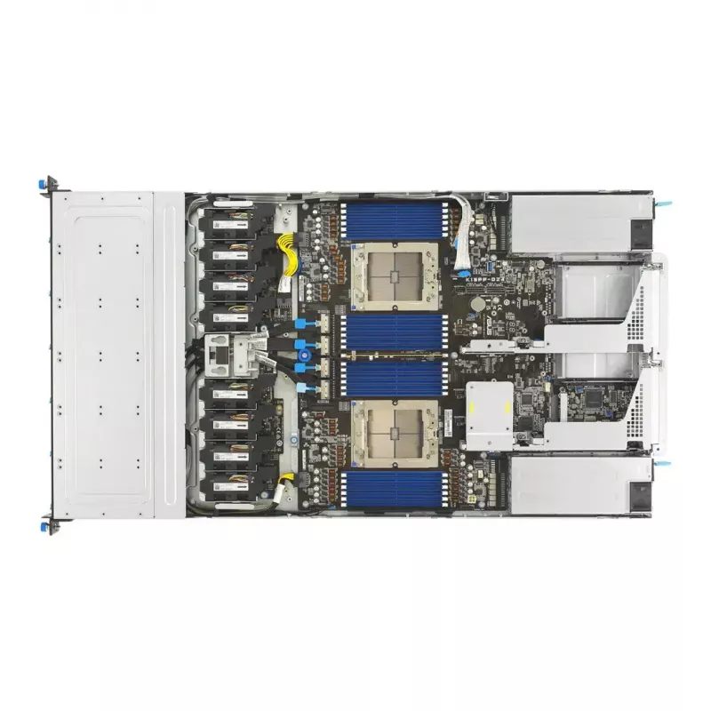 ASUS RS700A-E13-RS12U LGA 6096P Rack (1U) Nero, Argento