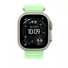 Cinturino Apple finitura in titanio naturale MGCG4ZM/A Verde fluoroelastomero 49 mm
