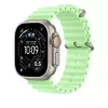Cinturino Apple finitura in titanio naturale MGCG4ZM/A Verde fluoroelastomero 49 mm