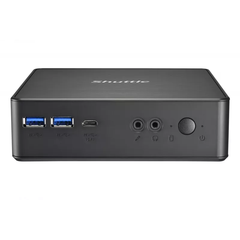 Shuttle Nano PC NC4010BAV2, Intel Celeron 7305, 8GB DDR4, 128GB M.2, 1x HDMI, 1x DP, 7x USB, 1x LAN, incl. VESA e supporto
