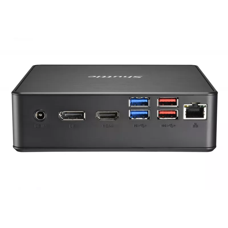 Shuttle Nano PC NC4010BAV2, Intel Celeron 7305, 8GB DDR4, 128GB M.2, 1x HDMI, 1x DP, 7x USB, 1x LAN, incl. VESA e supporto
