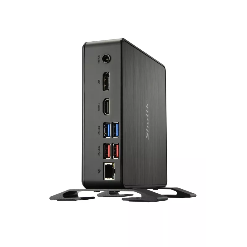 Shuttle Nano PC NC4010BAV2, Intel Celeron 7305, 8GB DDR4, 128GB M.2, 1x HDMI, 1x DP, 7x USB, 1x LAN, incl. VESA e supporto