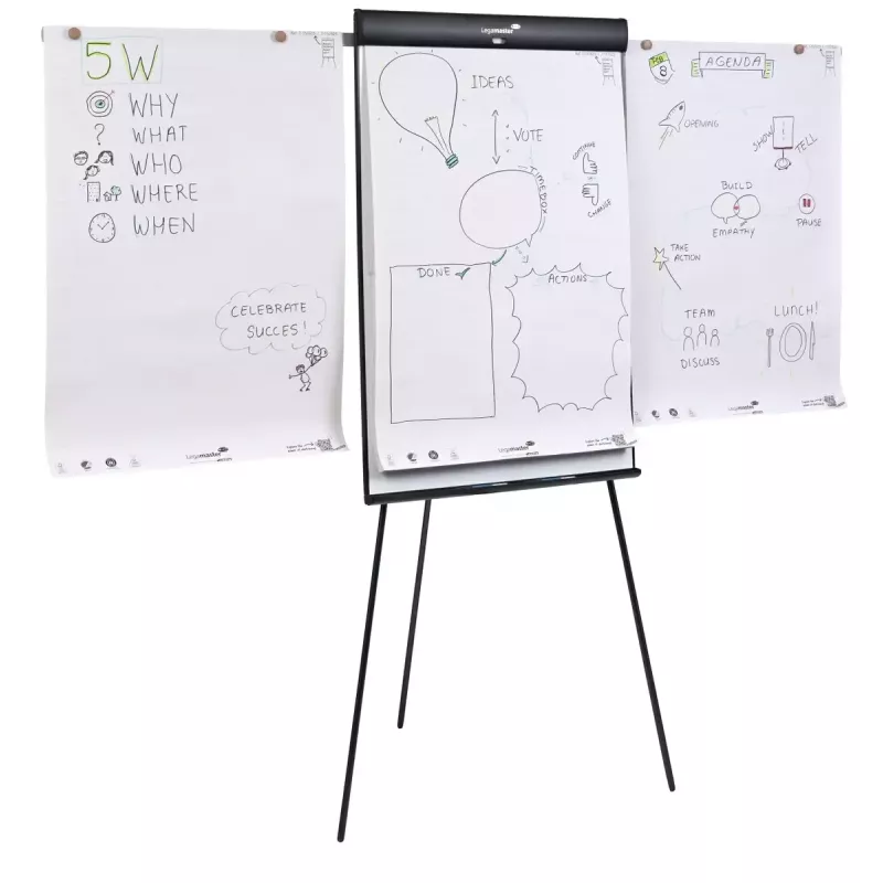 Legamaster SKETCH PRO cavalletto per flipchart acciaio 680mm larghezza 1050mm altezza