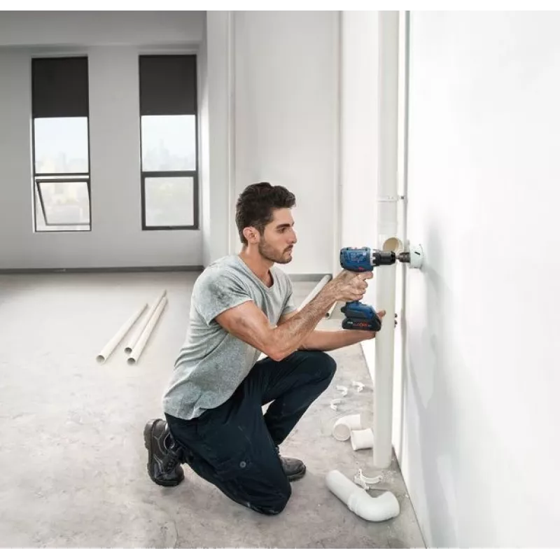 Bosch GSR 18V-65 Professional 2100 giri/min mandrino 1,06 kg nero, blu