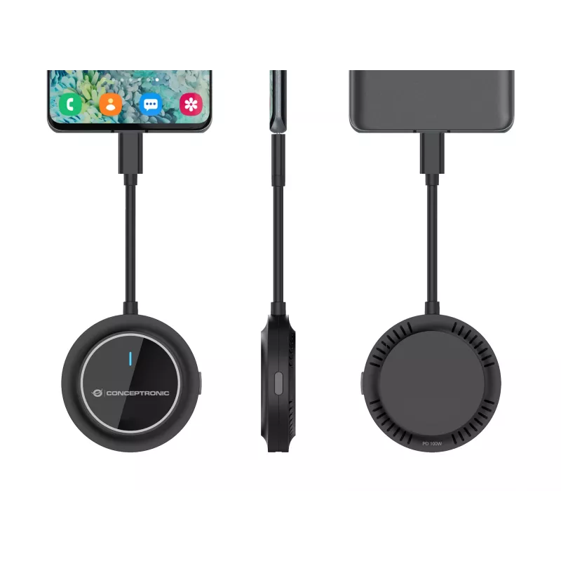 Conceptronic ATHERIC01B kit display wireless USB-C a HDMI 1080P
