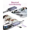 ICY BOX IB-DK4062-CPD con filo USB 3.2 Gen 1 (3.1 Gen 1) Type-C antracite