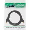 Cavo USB 2.0 InLine Type-A maschio su Type-B femmina, 1,5 m, nero, contatti dorati