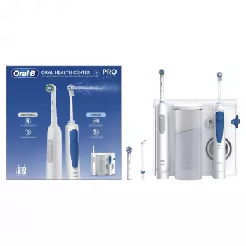 Idropulsore Oral-B Health Center adulti spazzolino elettrico rotante-oscilante blu, bianco