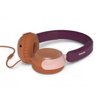 Philips serie 2000 TAK2000MP/00 cuffie/headset con filo archetto chiamate/musica USB Type-C arancione, viola, rosa