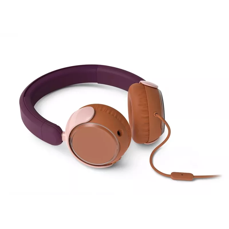 Philips serie 2000 TAK2000MP/00 cuffie/headset con filo archetto chiamate/musica USB Type-C arancione, viola, rosa