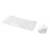 Set tastiera-mouse TRUST Lyra Mini wireless QWERTZ (RF + Bluetooth) bianco, layout tedesco