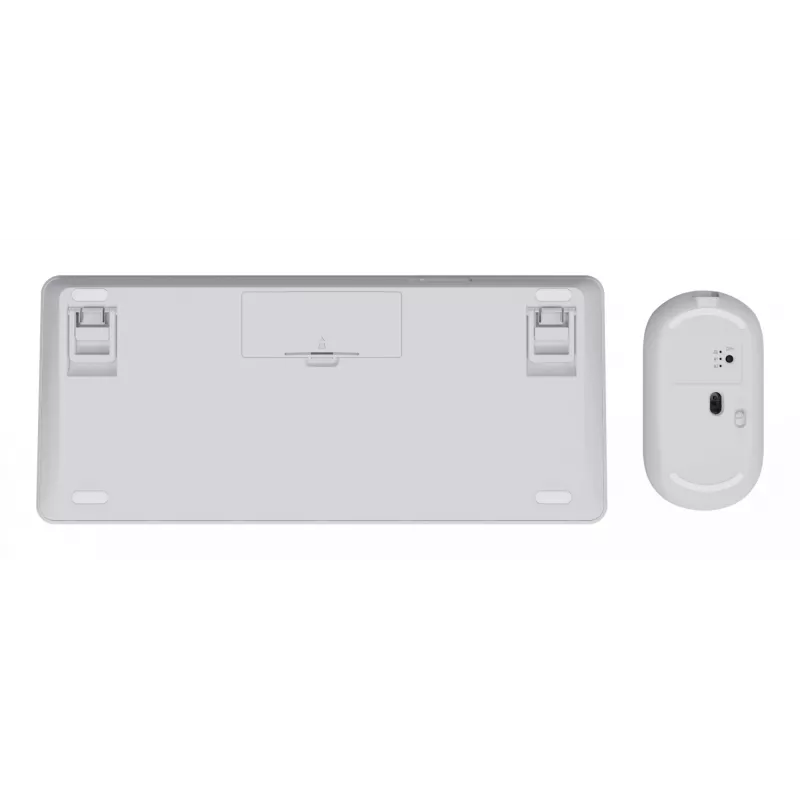 Set tastiera-mouse TRUST Lyra Mini wireless QWERTZ (RF + Bluetooth) bianco, layout tedesco