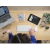 Set tastiera-mouse TRUST Lyra Mini wireless QWERTZ (RF + Bluetooth) bianco, layout tedesco