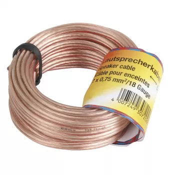 Hama 00205141 cavo audio 10 m rame, trasparente
