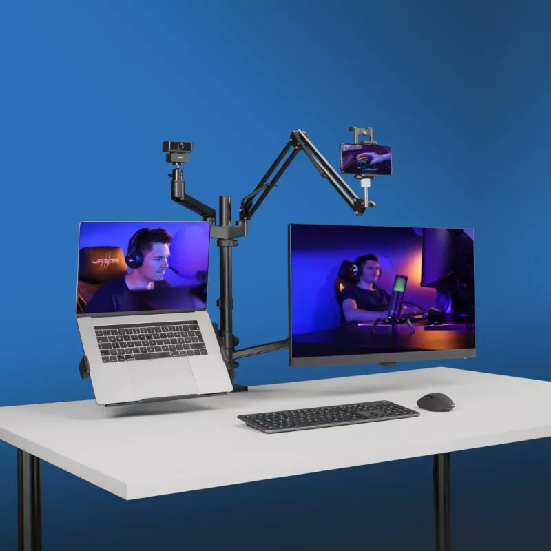 Hama 00004663 supporto monitor / stand 81,3 cm (32 pollici) scrivania nero