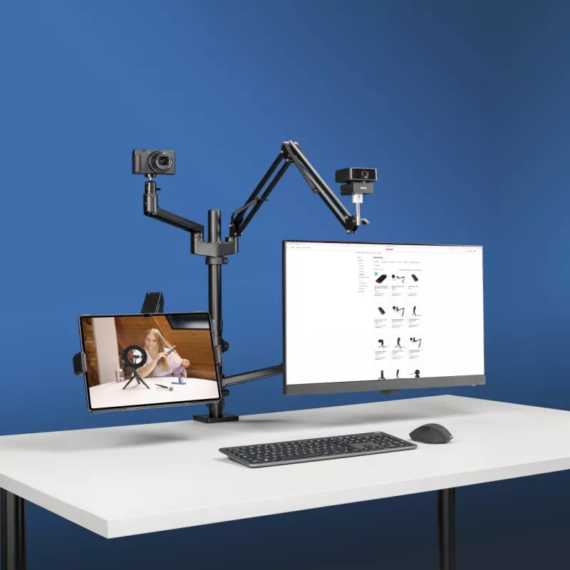 Hama 00004663 supporto monitor / stand 81,3 cm (32 pollici) scrivania nero