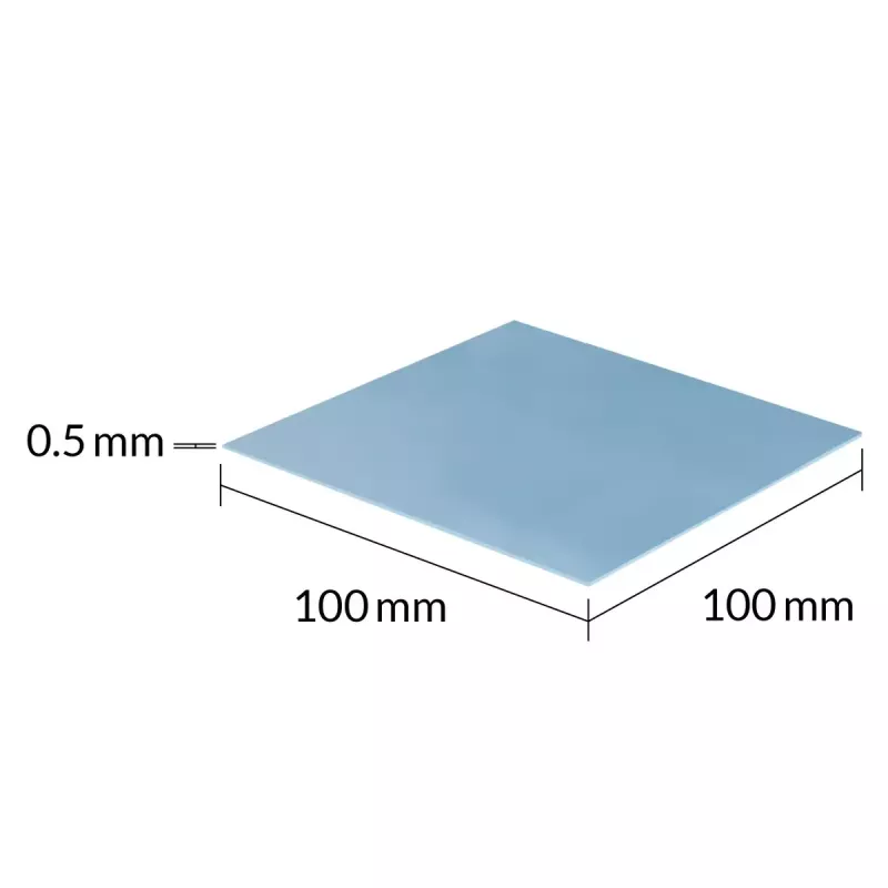 ARCTIC TP-3 Premium Performance pad termico 100 x 100 mm, 0,5 mm