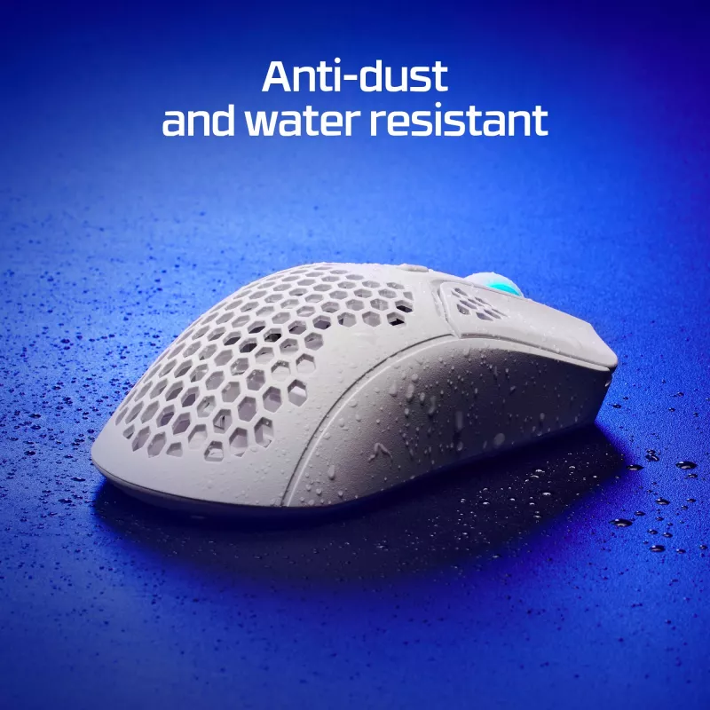 HyperX Pulsefire Haste – mouse da gaming wireless (bianco)