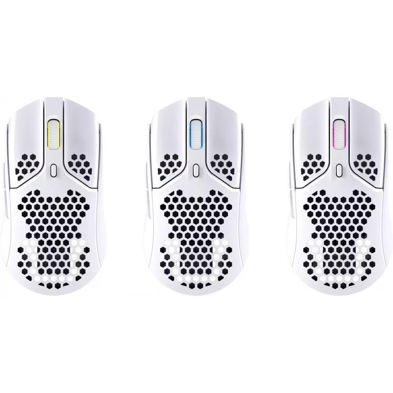 HyperX Pulsefire Haste – mouse da gaming wireless (bianco)