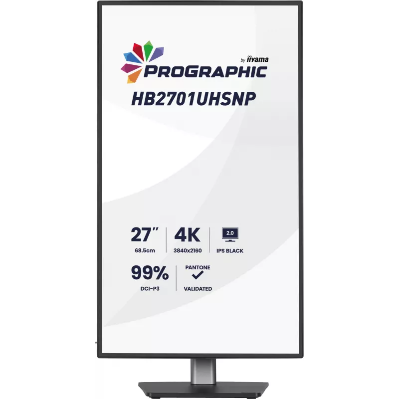 iiyama PROGRAPHIC HB2701UHSNP-B1 monitor per computer 68,6 cm (27 inch) 3840 x 2160 pixel 4K Ultra HD LCD nero