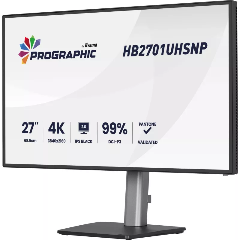 iiyama PROGRAPHIC HB2701UHSNP-B1 monitor per computer 68,6 cm (27 inch) 3840 x 2160 pixel 4K Ultra HD LCD nero