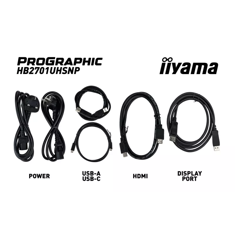 iiyama PROGRAPHIC HB2701UHSNP-B1 monitor per computer 68,6 cm (27 inch) 3840 x 2160 pixel 4K Ultra HD LCD nero