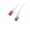 LANBERG cavo di rete Cat6 S/FTP (S-STP), RJ-45–RJ-45, 2 m, bianco