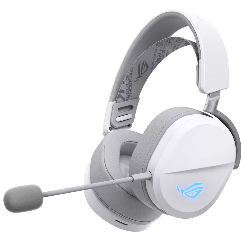 ASUS ROG Pelta headset con filo e wireless archetto gaming USB Type-C Bluetooth bianco