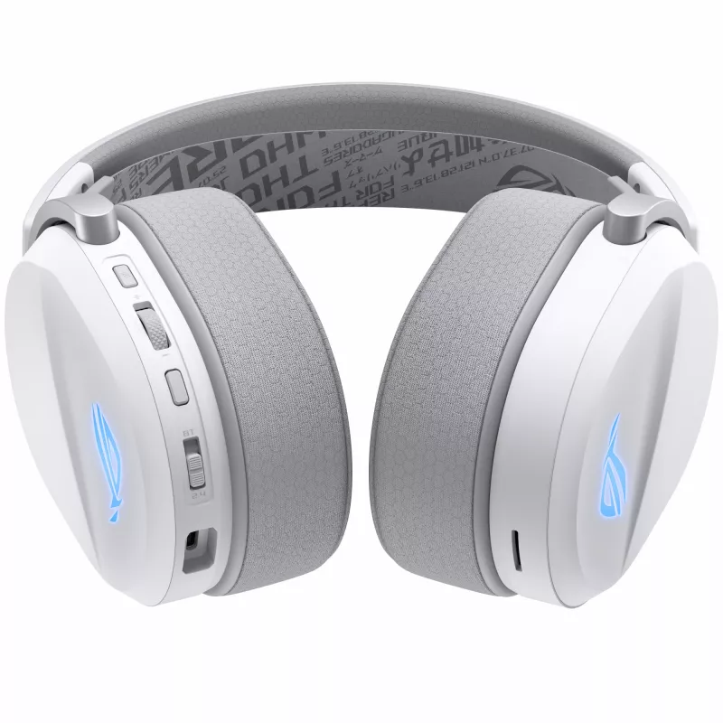 ASUS ROG Pelta headset con filo e wireless archetto gaming USB Type-C Bluetooth bianco