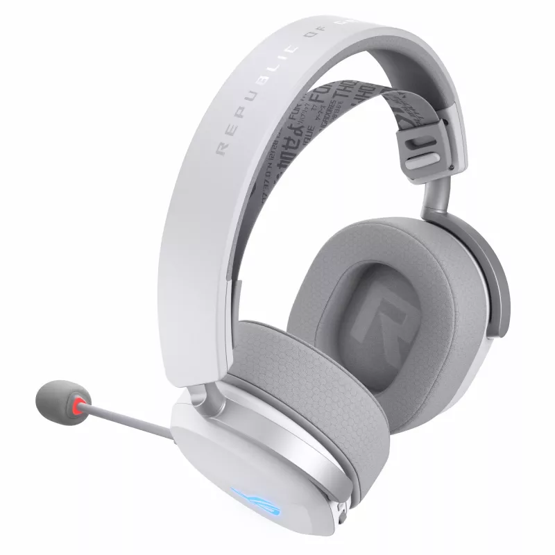 ASUS ROG Pelta headset con filo e wireless archetto gaming USB Type-C Bluetooth bianco
