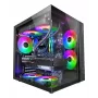 Case PC TACENS Mars Gaming MCV-ONE Midi Tower – nero, ATX/Micro-ATX/Mini-ITX, vetro temperato, supporta ventole da 120 mm
