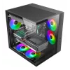 Case PC TACENS Mars Gaming MCV-ONE Midi Tower – nero, ATX/Micro-ATX/Mini-ITX, vetro temperato, supporta ventole da 120 mm