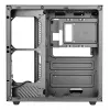 Case PC TACENS Mars Gaming MCV-ONE Midi Tower – nero, ATX/Micro-ATX/Mini-ITX, vetro temperato, supporta ventole da 120 mm