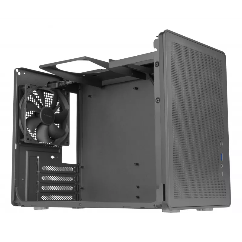 Case PC Mini Tower TACENS Mars Gaming MC-XPRO — Mini-ITX/Micro-ATX, supporto alimentatore SFX, mesh, nero, ventola da 120 mm