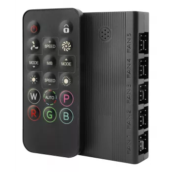 Mars Gaming MFHUB sistema di raffreddamento per computer parte/accessorio controller RGB indirizzabile