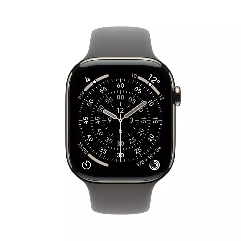 Smartwatch Apple Watch Series 11 GPS + Cellular 46mm cassa in titanio cinturino grigio
