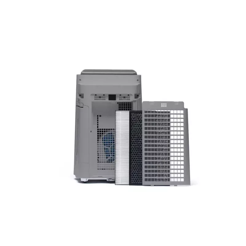 Purificatore d'aria Sharp UA-HD50E-L — copertura 38 m², 306 m³/h, 55 dB, 54 W, grigio, 7,9 kg