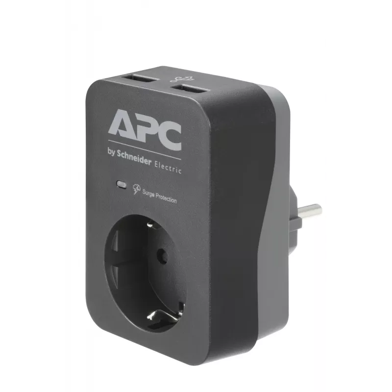 APC PME1WU2B-GR protezione da sovratensione nero, grigio 1 uscita AC 230 V