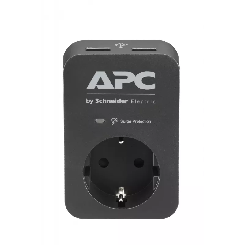 APC PME1WU2B-GR protezione da sovratensione nero, grigio 1 uscita AC 230 V