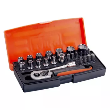 Bahco SL25AF set di chiavi a bussola, 25 pz., attacco 1/4