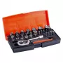 Bahco SL25AF set di chiavi a bussola, 25 pz., attacco 1/4