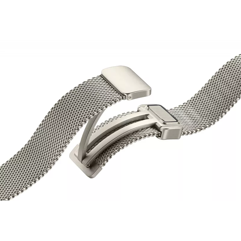 Samsung GP-TYR930SAAFW accessorio smart wearable cinturino nero acciaio inox
