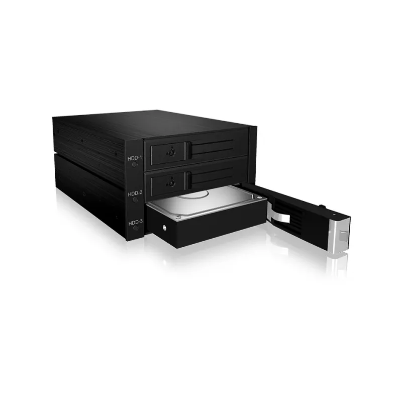 ICY BOX ICY BOX IB-563SSK - case per unità di memoria con ventola - 3.5 (8.9 cm)